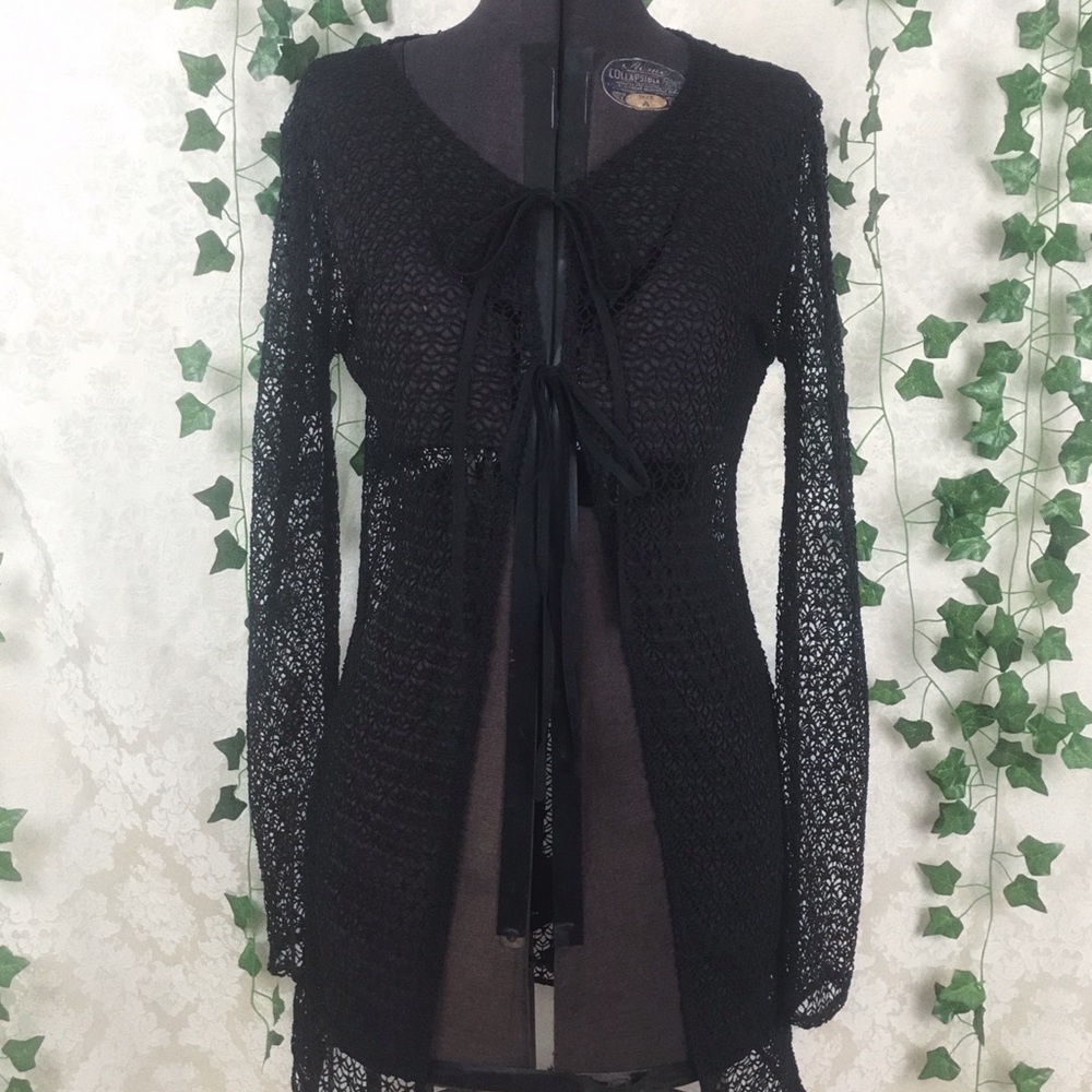 Tunnel Vision Nancy Tie Front Cardigan